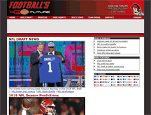 Tablet Screenshot of footballsfuture.com